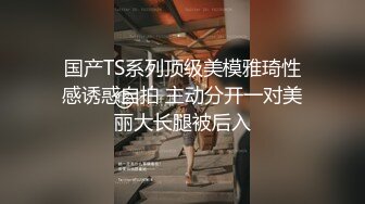 国产CD系列伪娘Luminia女仆网袜自插18cm假JJ高潮射精