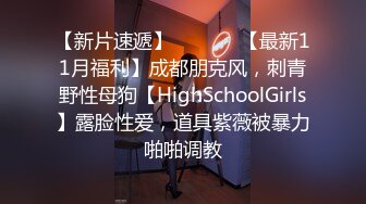 【新片速遞】  ⚫️⚫️【最新11月福利】成都朋克风，刺青野性母狗【HighSchoolGirls】露脸性爱，道具紫薇被暴力啪啪调教