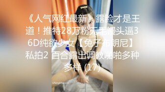 《人气网红最新》露脸才是王道！推特28万粉无毛馒头逼36D纯欲少女【兔子布朗尼】私拍2 百合露出调教啪啪多种多样 (17)